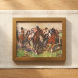 Vintage Horse Race Art