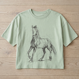 Spirit Horse Long-Crop Tee