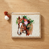 Pretty Pony Beaded Pouch