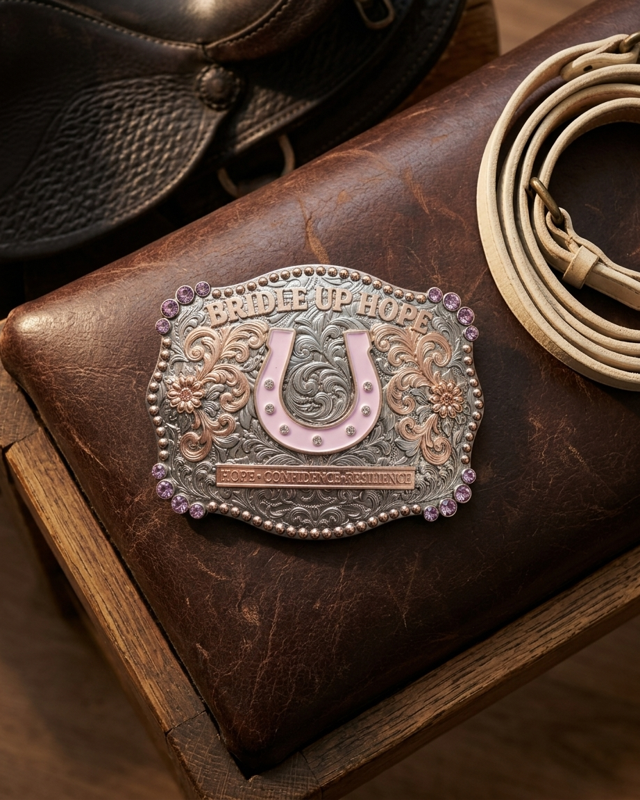 Bridle Up Hope Belt Buckle