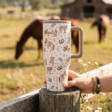 Cowgirl Country - Tumbler Water Bottle (40 oz)