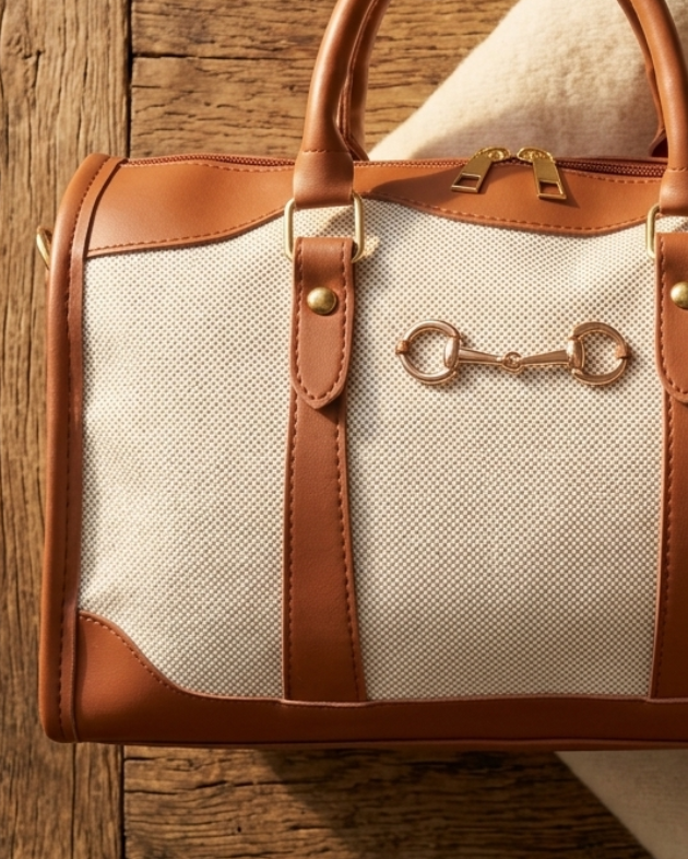 Equestrian Snaffle Bit Duffel Bag