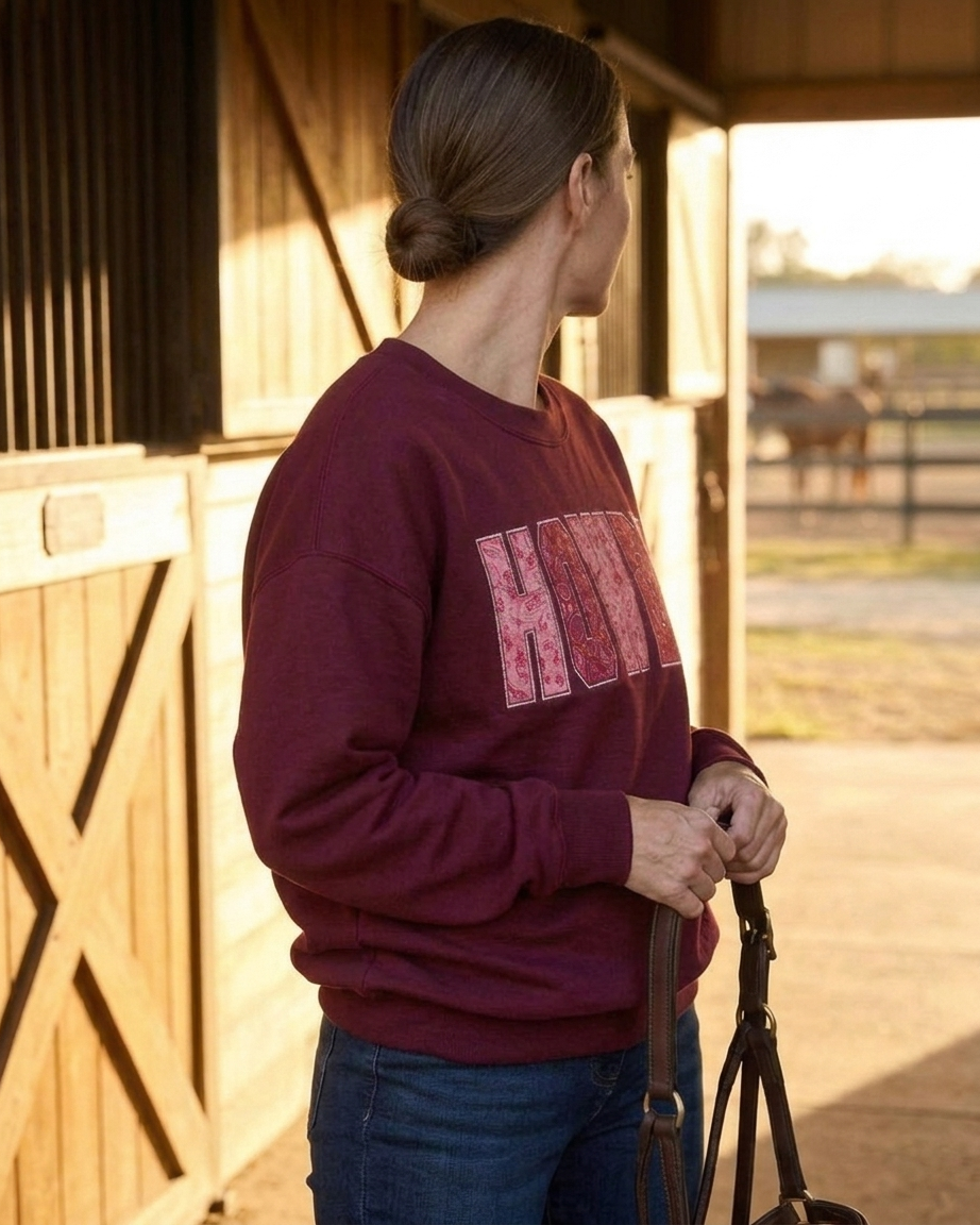 Cowgirl Howdy Bandana Sweatshirt