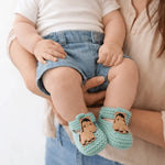 Pony Booties Hand - knit (Mint) - Bridle Up Hope Shop