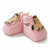Pony Booties Hand - knit (Pink) - Bridle Up Hope Shop