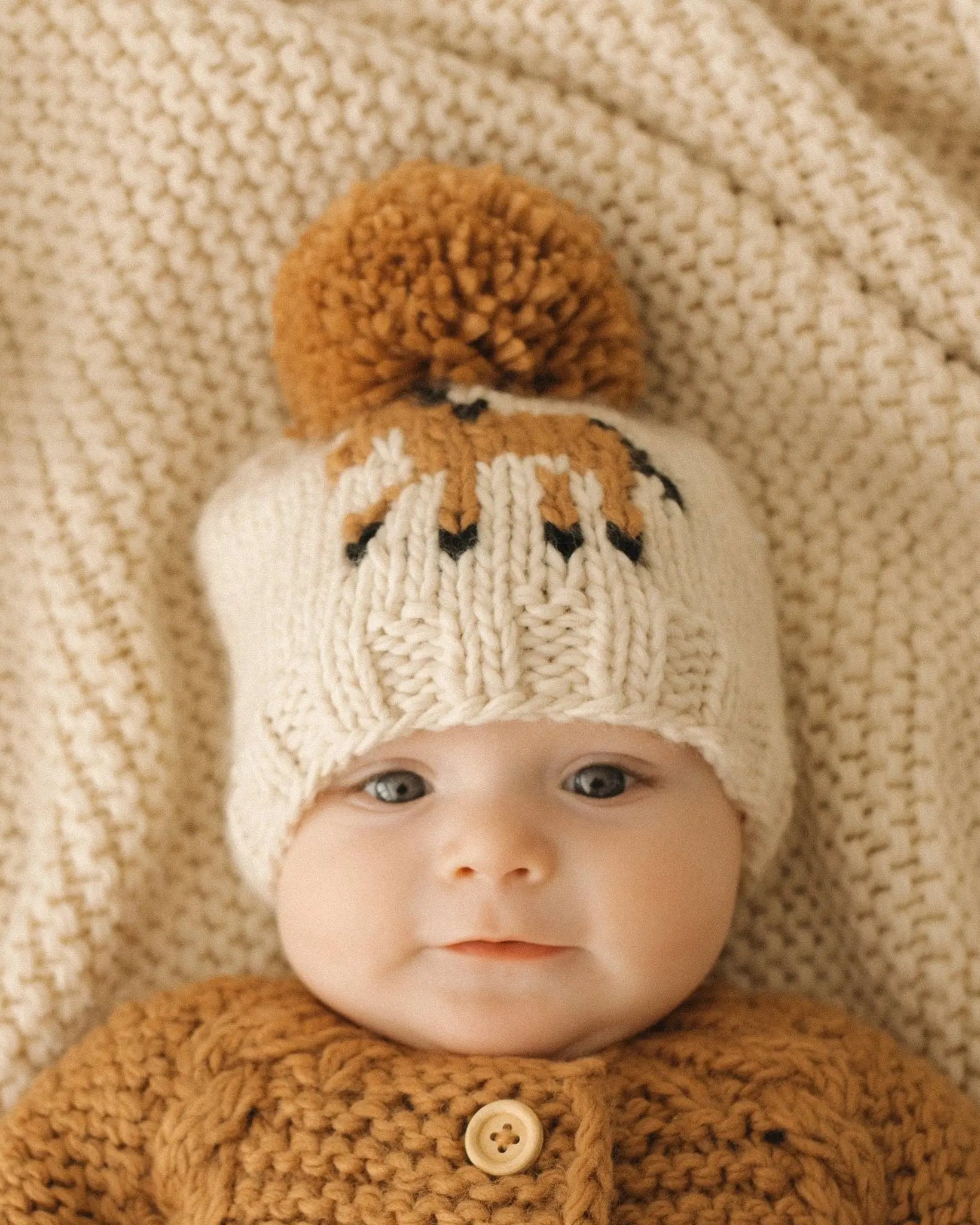 Pony Handknit Beanie (Cream) - Bridle Up Hope Shop