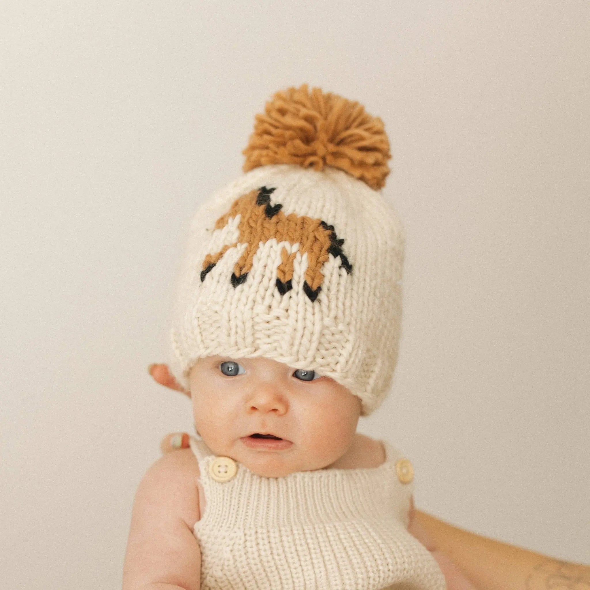 Pony Handknit Beanie (Cream) - Bridle Up Hope Shop