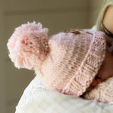 Pony Handknit Beanie (Pink) - Bridle Up Hope Shop
