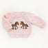 Pony Handknit Sweater (Pink) - Bridle Up Hope Shop