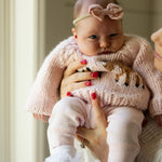 Pony Handknit Sweater (Pink) - Bridle Up Hope Shop