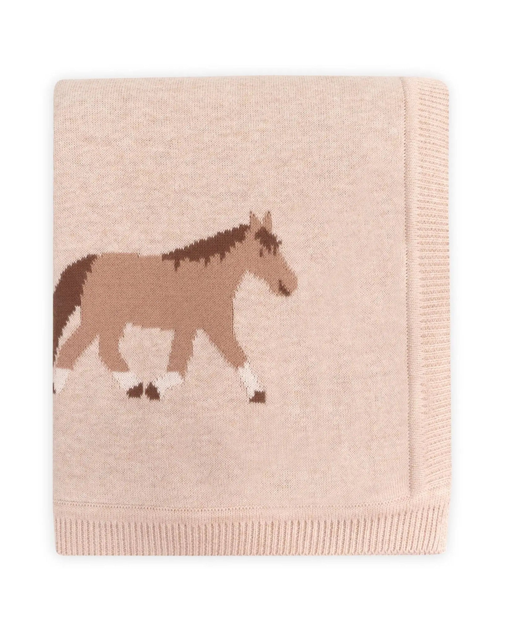 Pony Snuggles Organic Baby Blanket - Bridle Up Hope Shop
