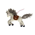 Prancing Pony Felt Ornament - Bridle Up Hope Shop