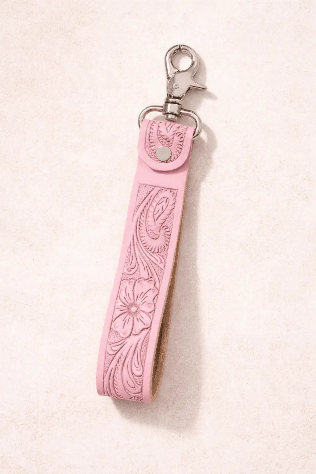 Pretty In Pink Cowgirl Keychain - Bridle Up Hope Shop