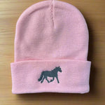 Pretty in Pink Horse Beanie - Bridle Up Hope Shop
