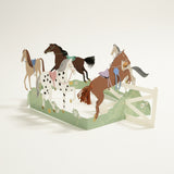 Concertina Horse Card