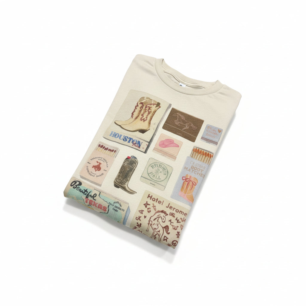 Western Match Box Graphic Tee