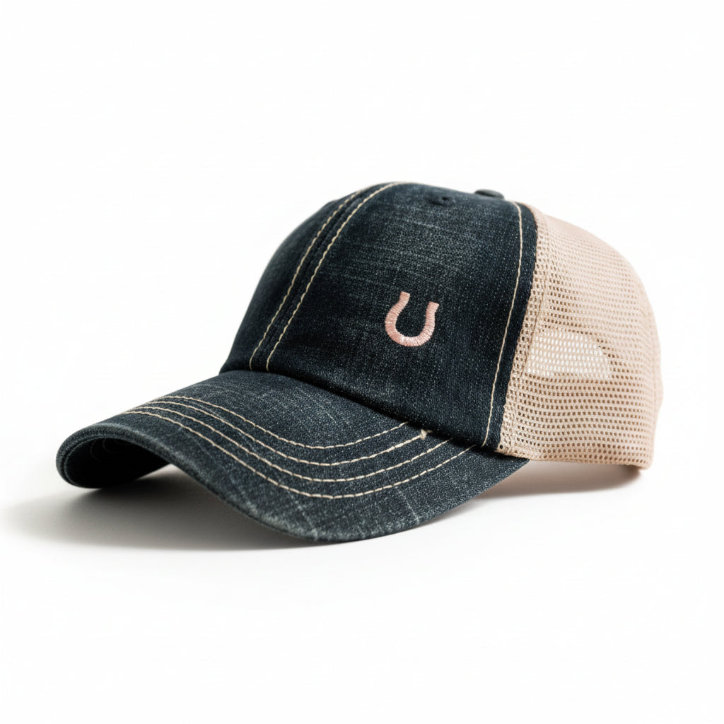 Blue Denim Trucker Hat