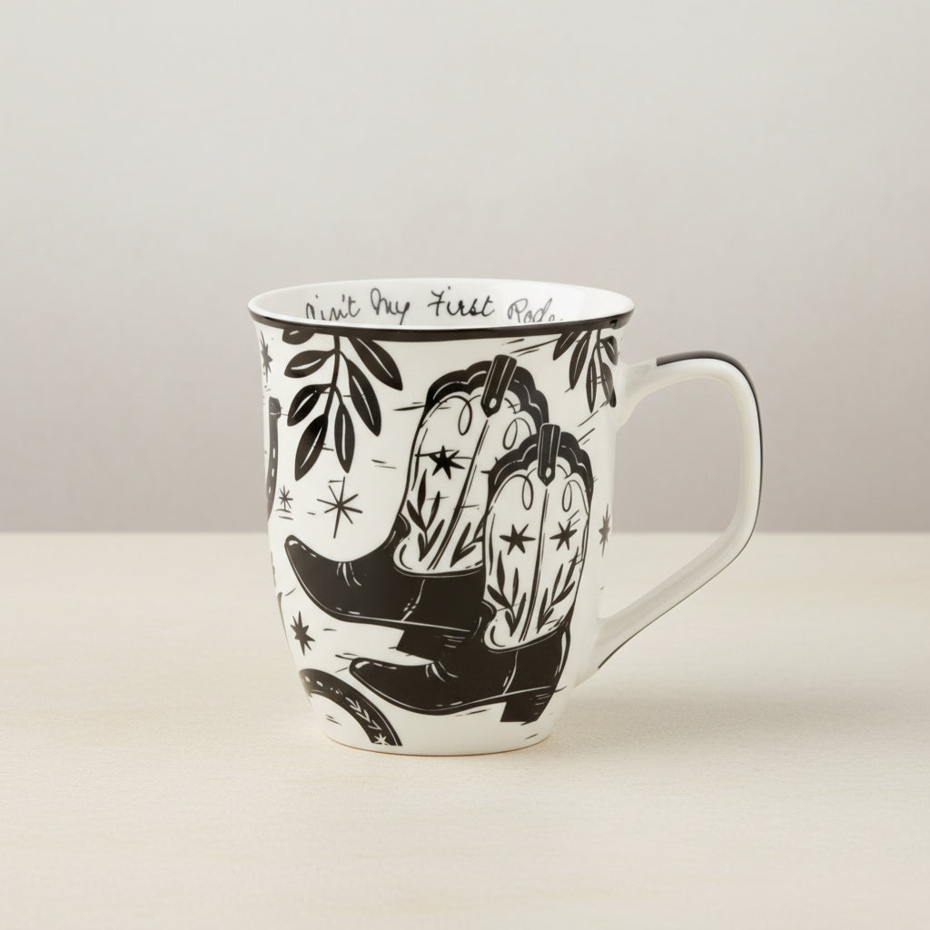 Boho Cowgirl Boots Mug
