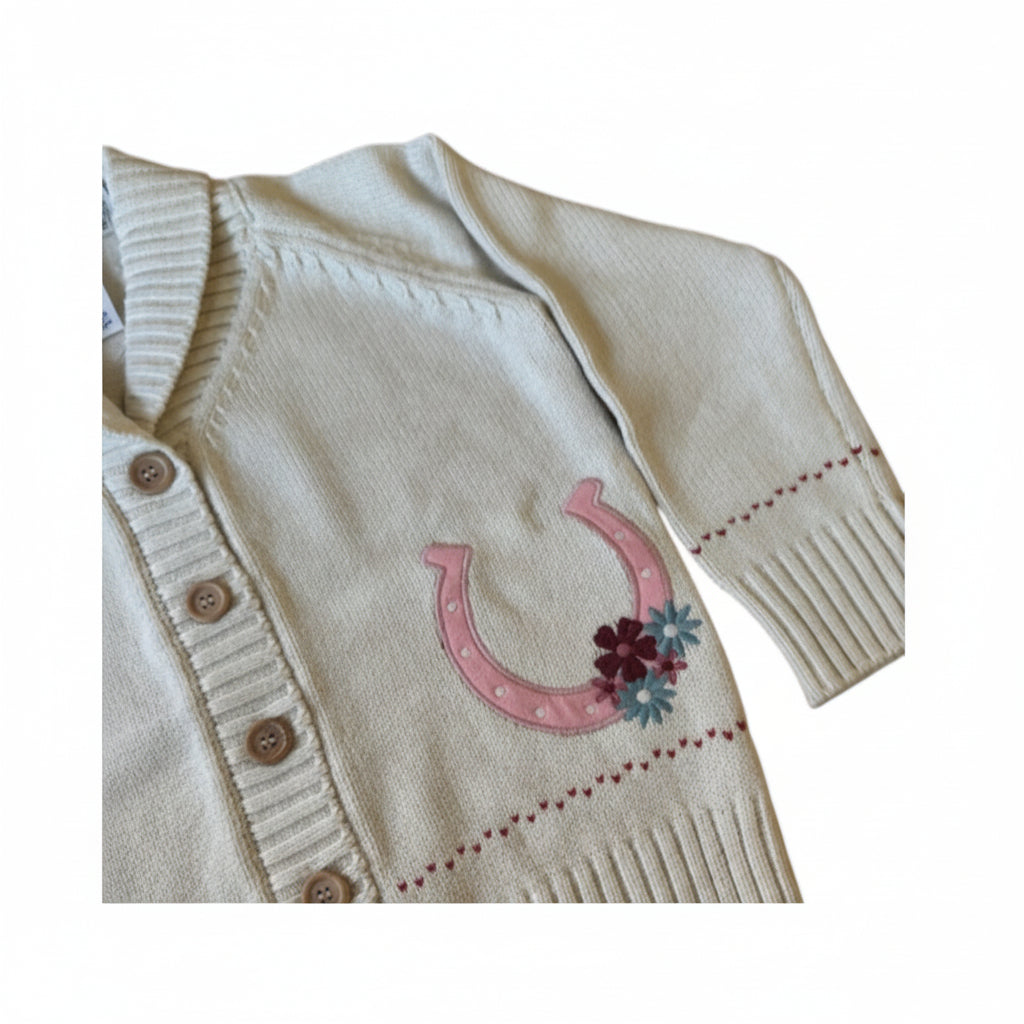 Lil' Dreamer Horseshoe Kids Cardigan