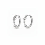 Snaffle Bit Hoop Earrings