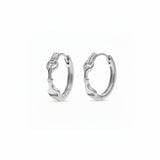 Snaffle Bit Hoop Earrings