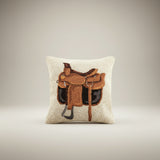 Saddle Hook Wool Pillow