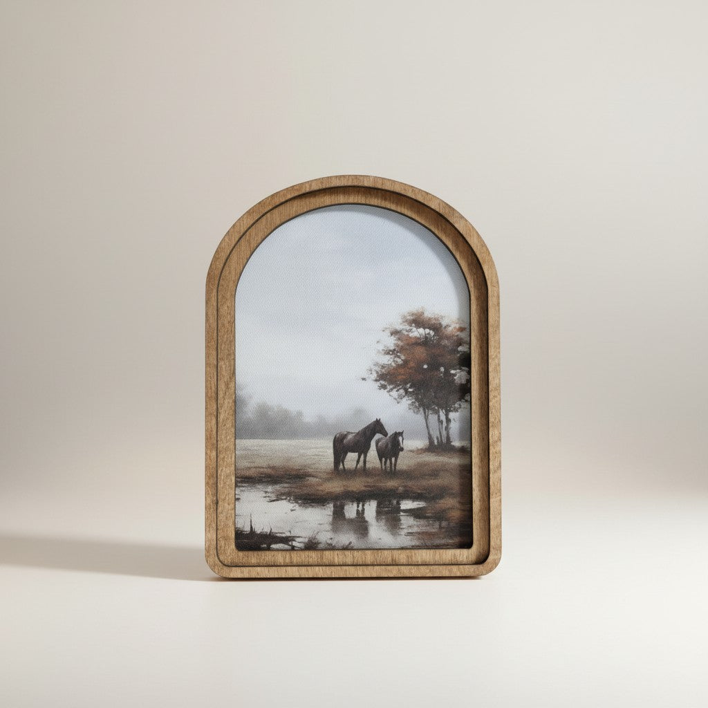 Horses at Daybreak Art