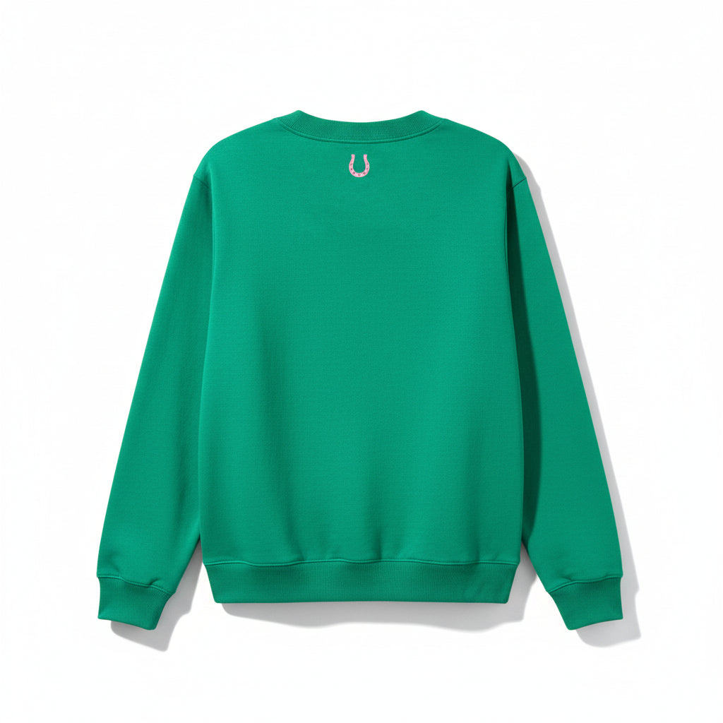 I Love Horses Sweatshirt (Green)