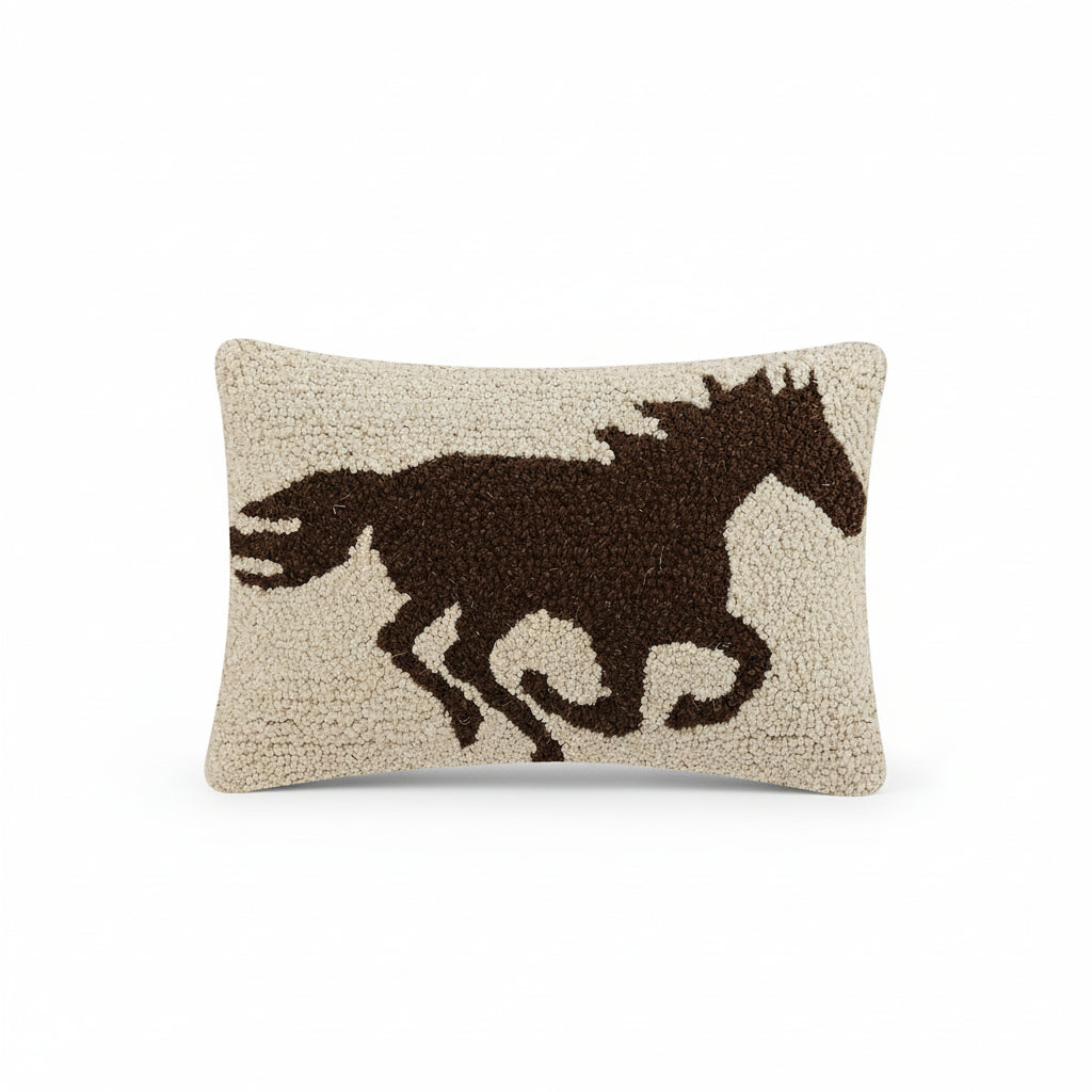 Wild Horse Gallop Hook Pillow