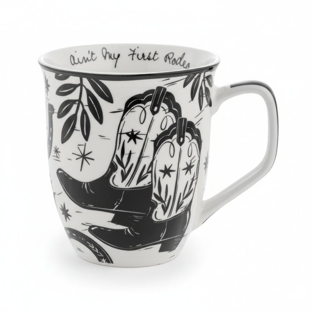 Boho Cowgirl Boots Mug