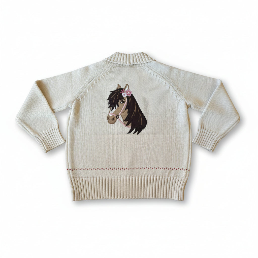 Lil' Dreamer Horseshoe Kids Cardigan