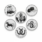 Boho Western Cowgirl Coasters (6 pack)