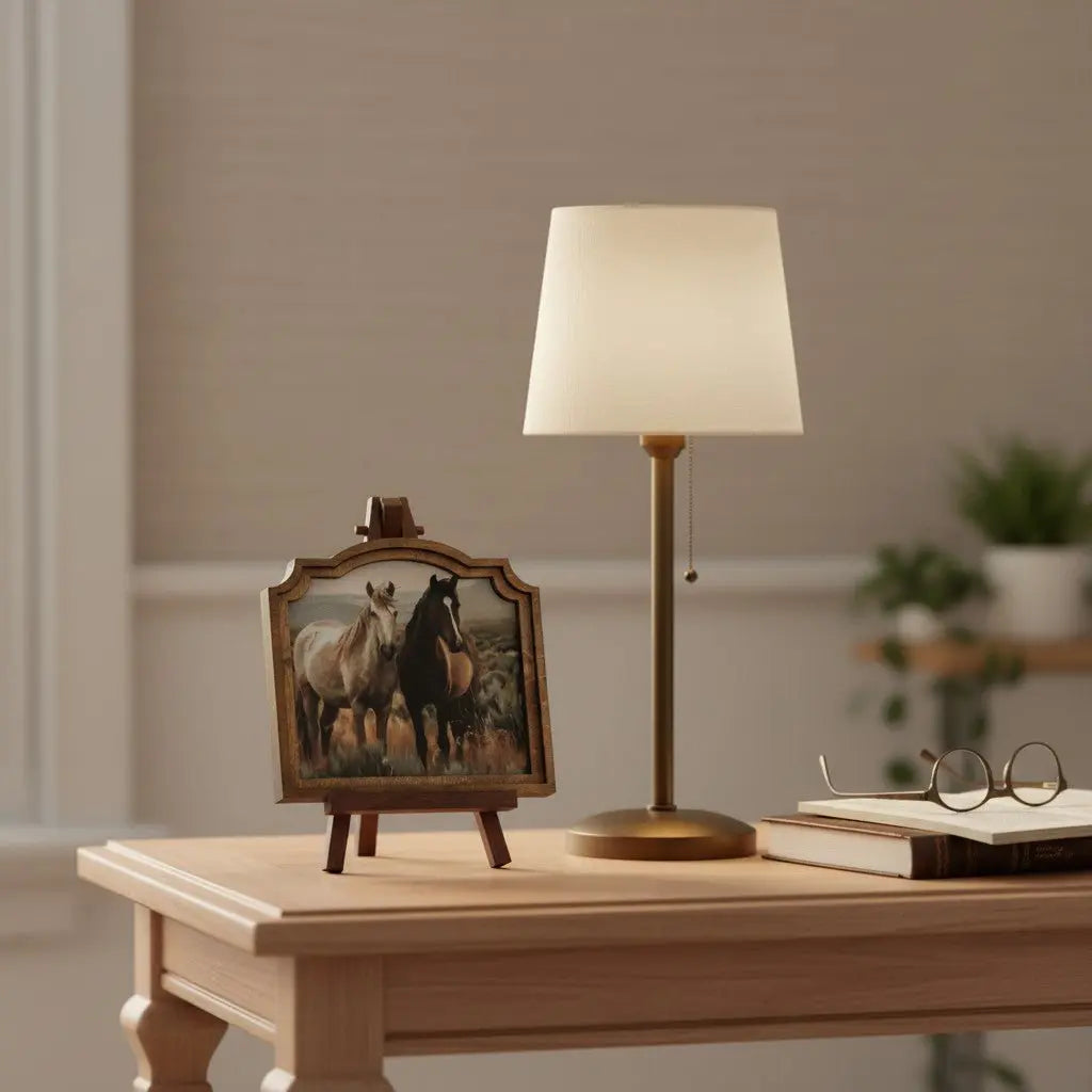 Provincial Two Horses Art - Bridle Up Hope Shop