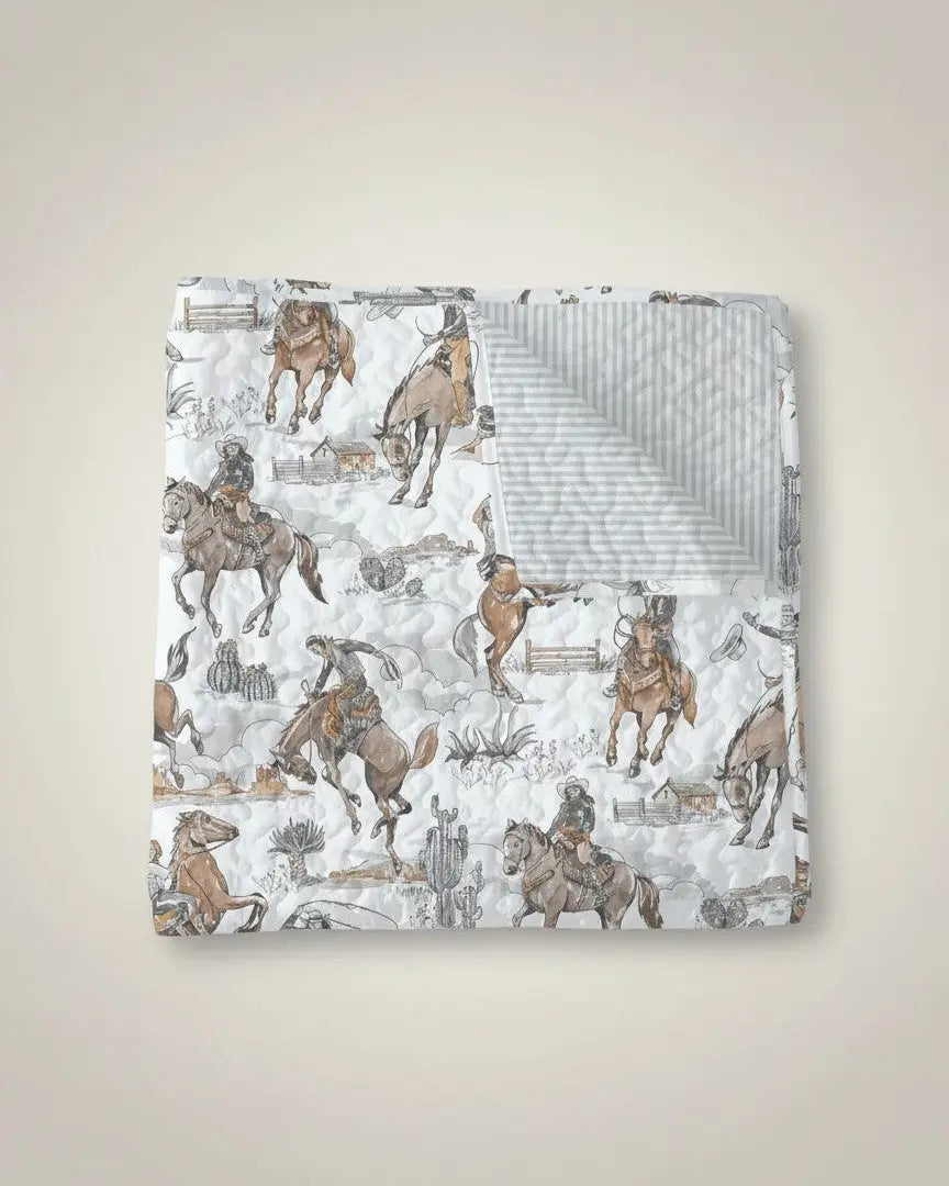 Ranch Rider Handmade Baby Quilt Faire - Ida Mae Home
