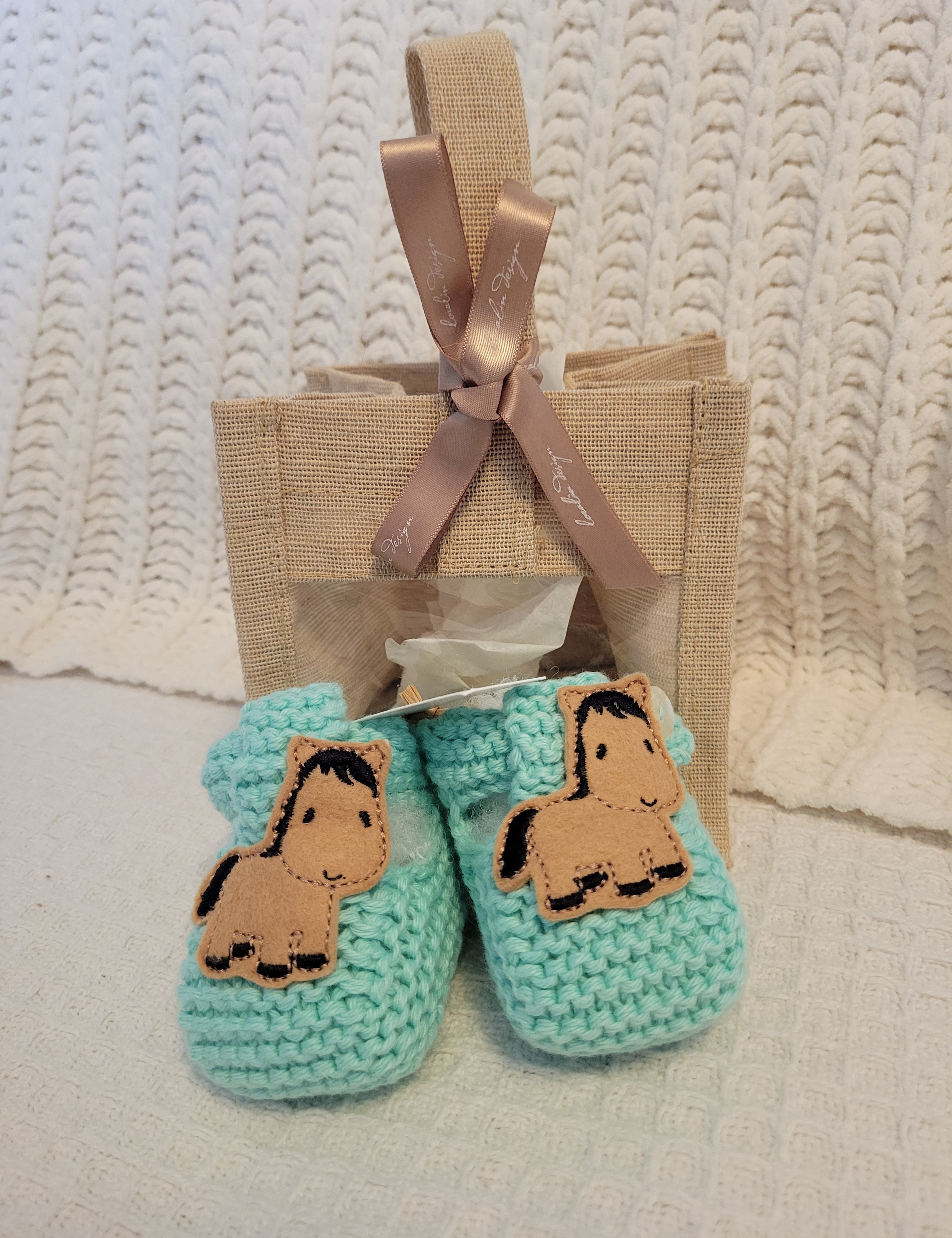 Pony Booties Mint