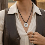 Rustic Horse Cutout Pewter Necklace - Bridle Up Hope Shop