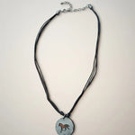 Rustic Horse Cutout Pewter Necklace - Bridle Up Hope Shop
