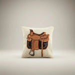 Saddle Hook Wool Pillow - Bridle Up Hope Shop