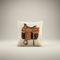 Saddle Hook Wool Pillow - Bridle Up Hope Shop