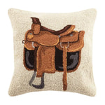 Saddle Hook Wool Pillow - Bridle Up Hope Shop