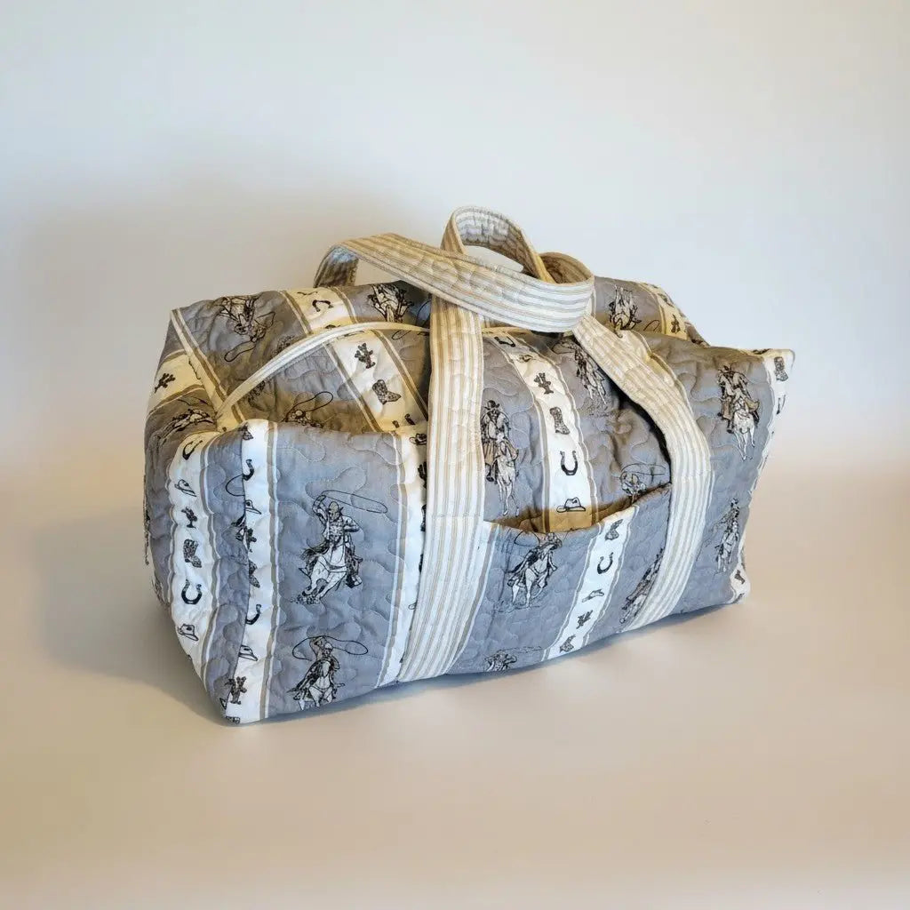 Saddle Up Quilted Duffle Bag - Bridle Up Hope Shop
