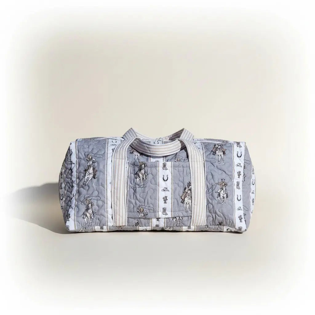 Saddle Up Quilted Duffle Bag - Bridle Up Hope Shop