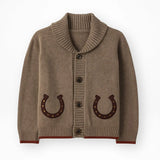 Saddlebrook Horseshoe Kids Cardigan - Bridle Up Hope Shop
