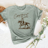 Sage Cowgirl Era T-Shirt - Bridle Up Hope Shop