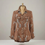 Sandwash Floral Shirt Faire - Back in the Saddle