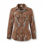 Sandwash Floral Shirt Faire - Back in the Saddle