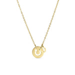 horseshoe cut-out necklace