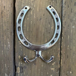 Silver Horseshoe Wall Hook - Bridle Up Hope Shop