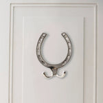 Silver Horseshoe Wall Hook - Bridle Up Hope Shop