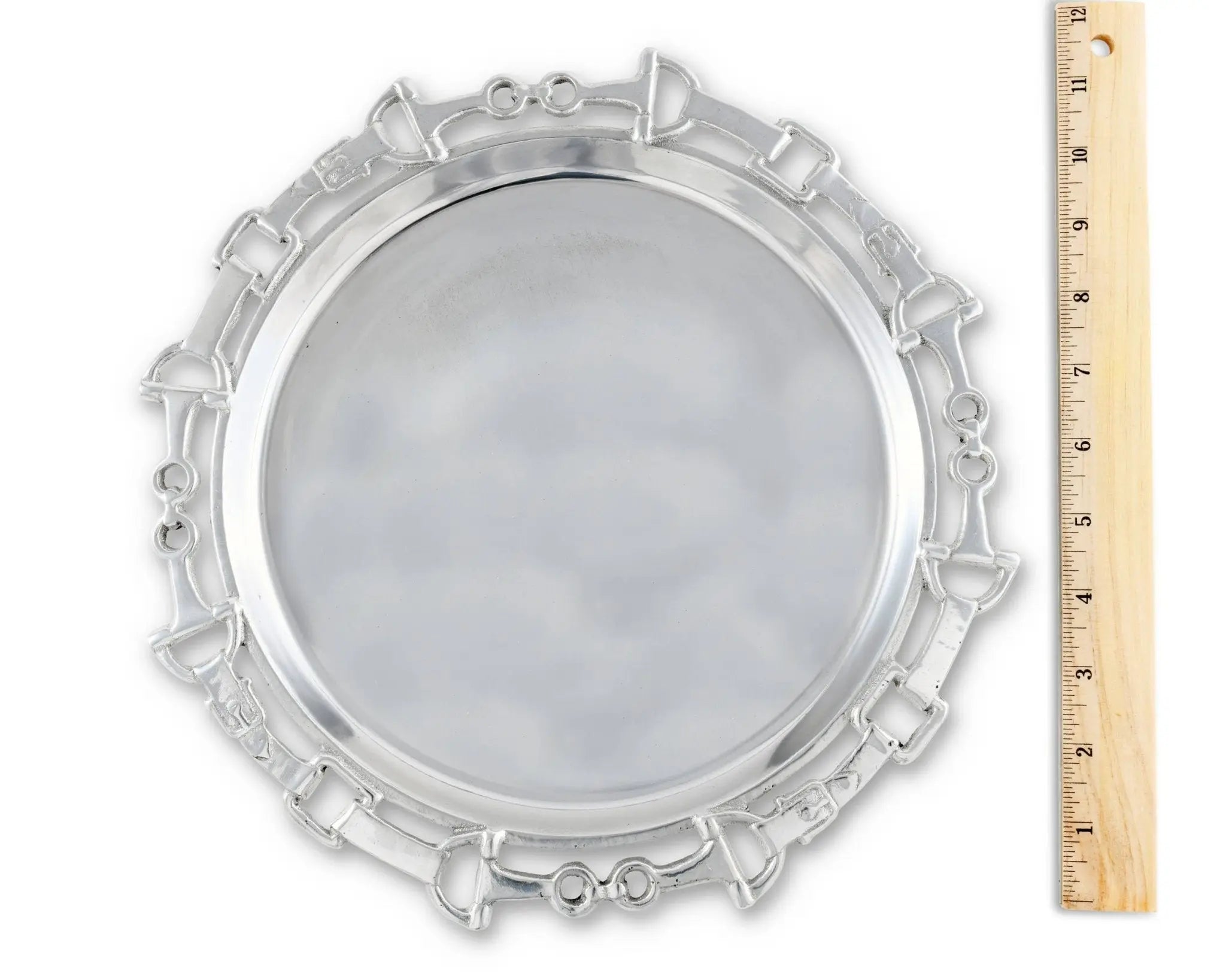 Snaffle Bit Equestrian Round Tray - Bridle Up Hope Shop
